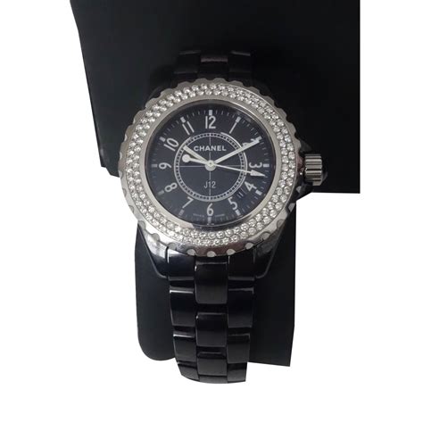 montre chanel femme diamant|chanel diamond bezel.